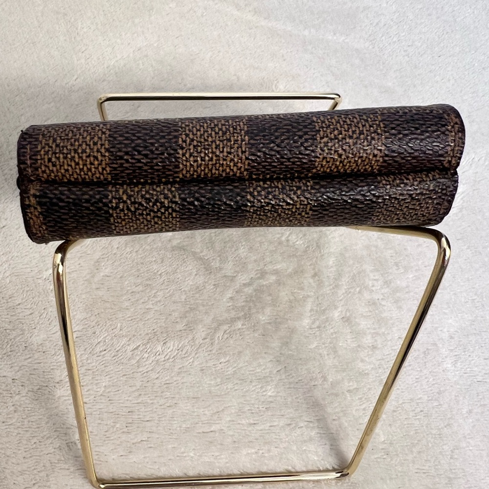 Vintage 1999 Louis Vuitton Damier Ebene Elise Trifold Wallet - Picture 3 of 16